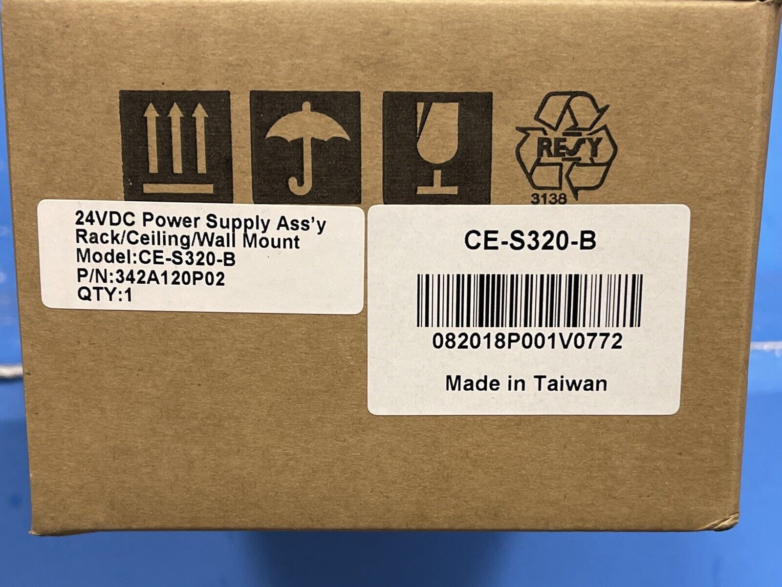 Clinton Electronics CE-S320-B LCD Power Supply 24VDC, 12.5A
