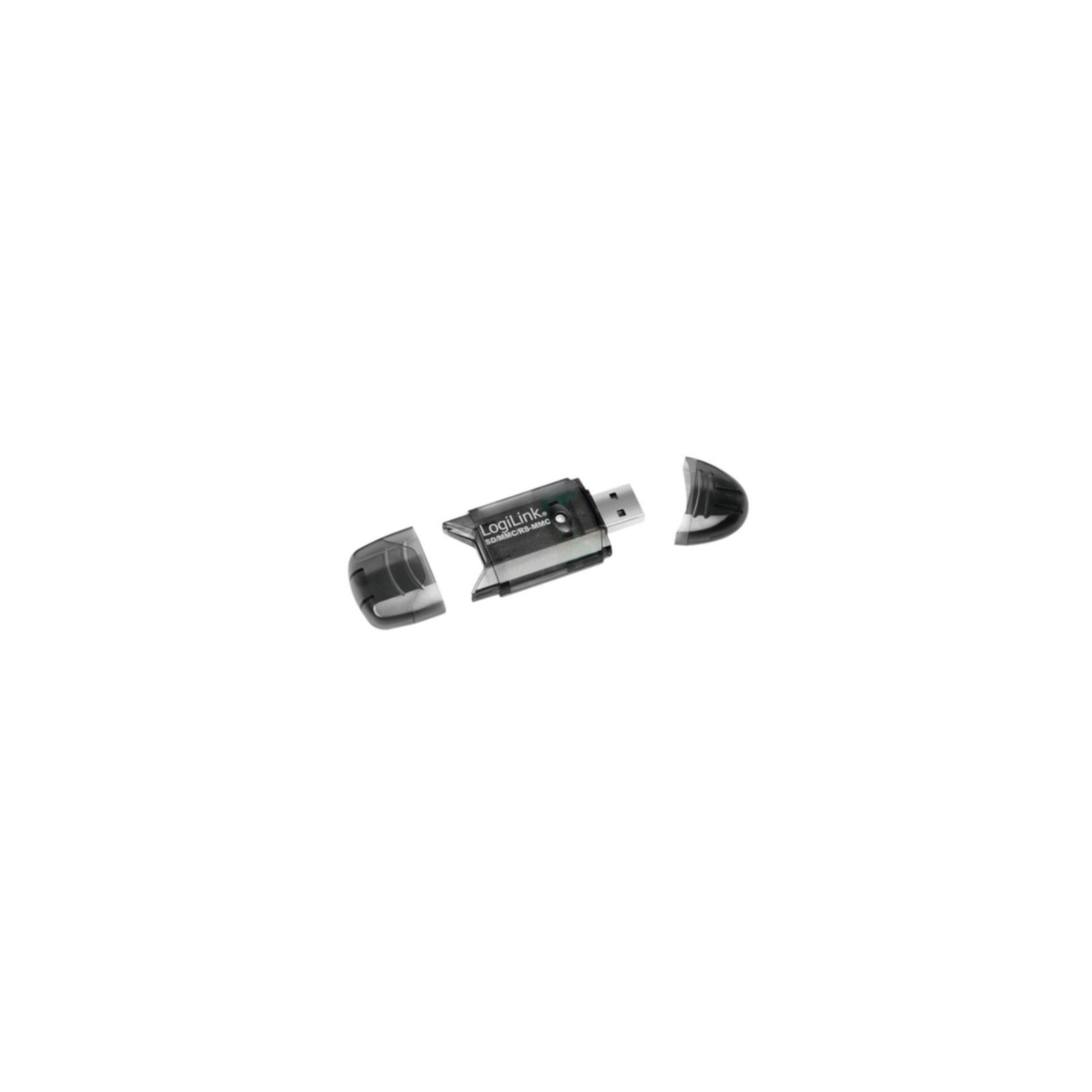 LogiLink USB 2.0 card reader SD SDHC MMC RS-MMC card reader black CR0007 