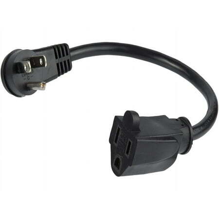 StarTech.com PAC101R1 1 ft Flat Extension Cord - NEMA 5-15R to NEMA Right-Angle