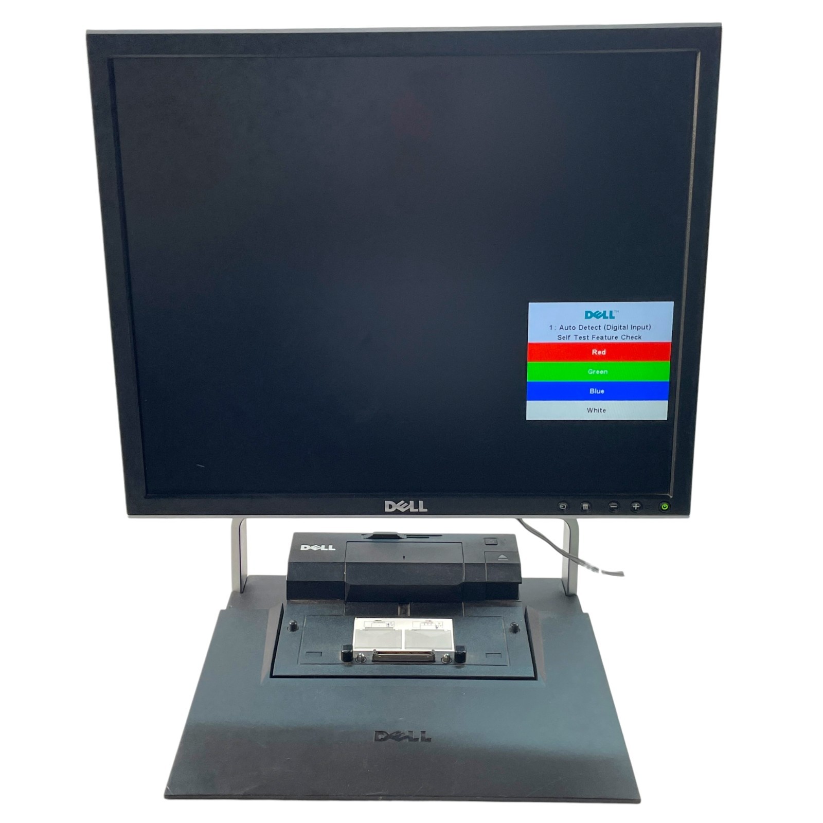 Dell UltraSharp 1908FP 19" Monitor DP/N 0G554F Built-In Laptop Docking Station