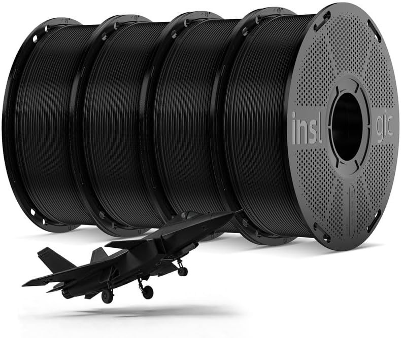 Pre-Dried 4Kg PLA Pro Filament Bundle, Strong & Tough PLA Pro 3D Printer Filamen