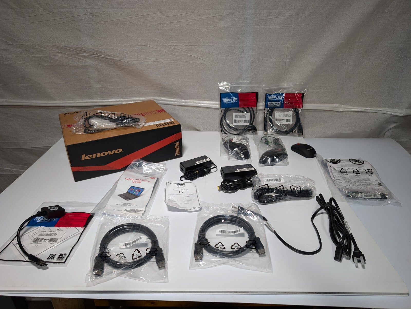 Lot of Laptop \ Desktop (PC) Components, Mice, Cables, Power Adapters