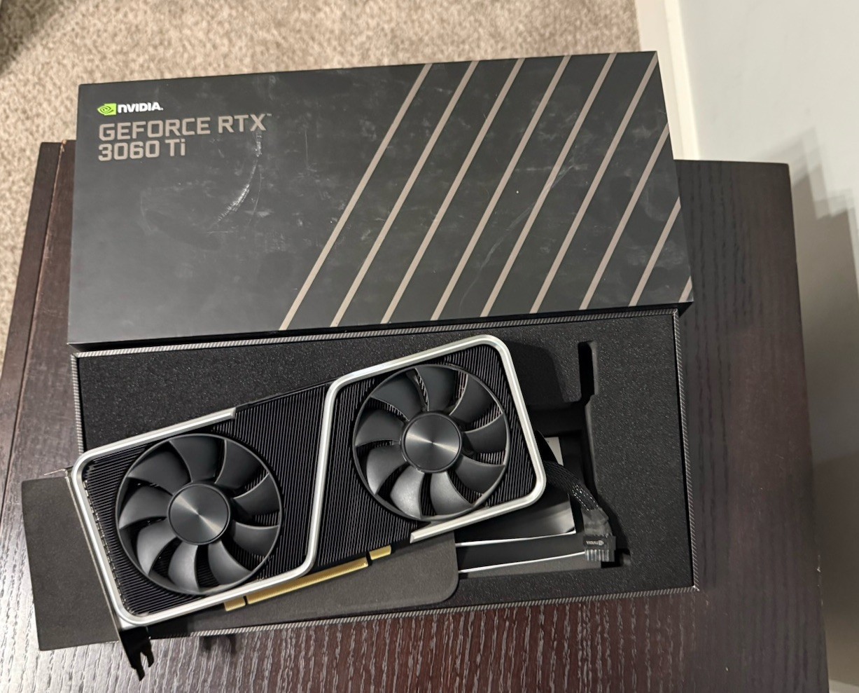NVIDIA GeForce RTX 3060 Ti Founders Edition 8GB GDDR6 Tested Working