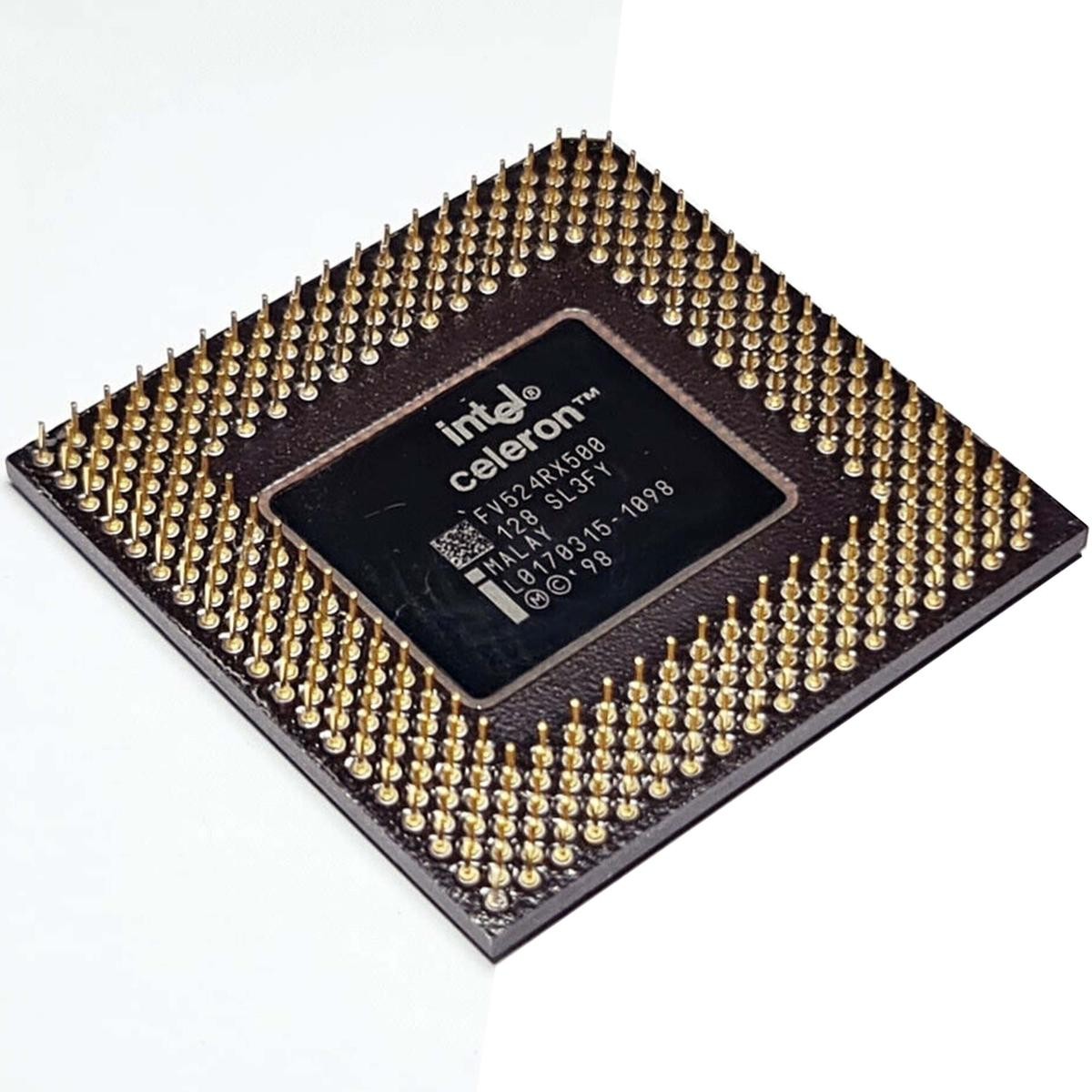 Intel Celeron 500MHZ PC CPU PGA370 SL3FY 128KB Cache Vintage Rare Processor