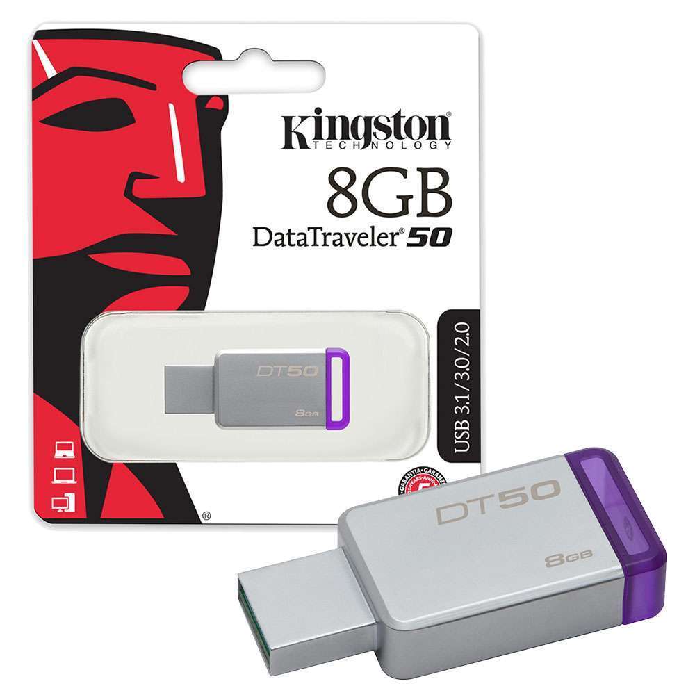 Kingston DataTraveler DT50 8GB/16GB/32GB/64GB/128GB USB 3.0 3.1  Memory Stick-UK