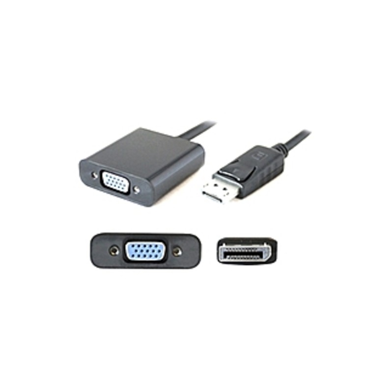 AddOn DisplayPort DVI/HDMI/VGA Adapter with Audio - Male to Female - DP2VGAA