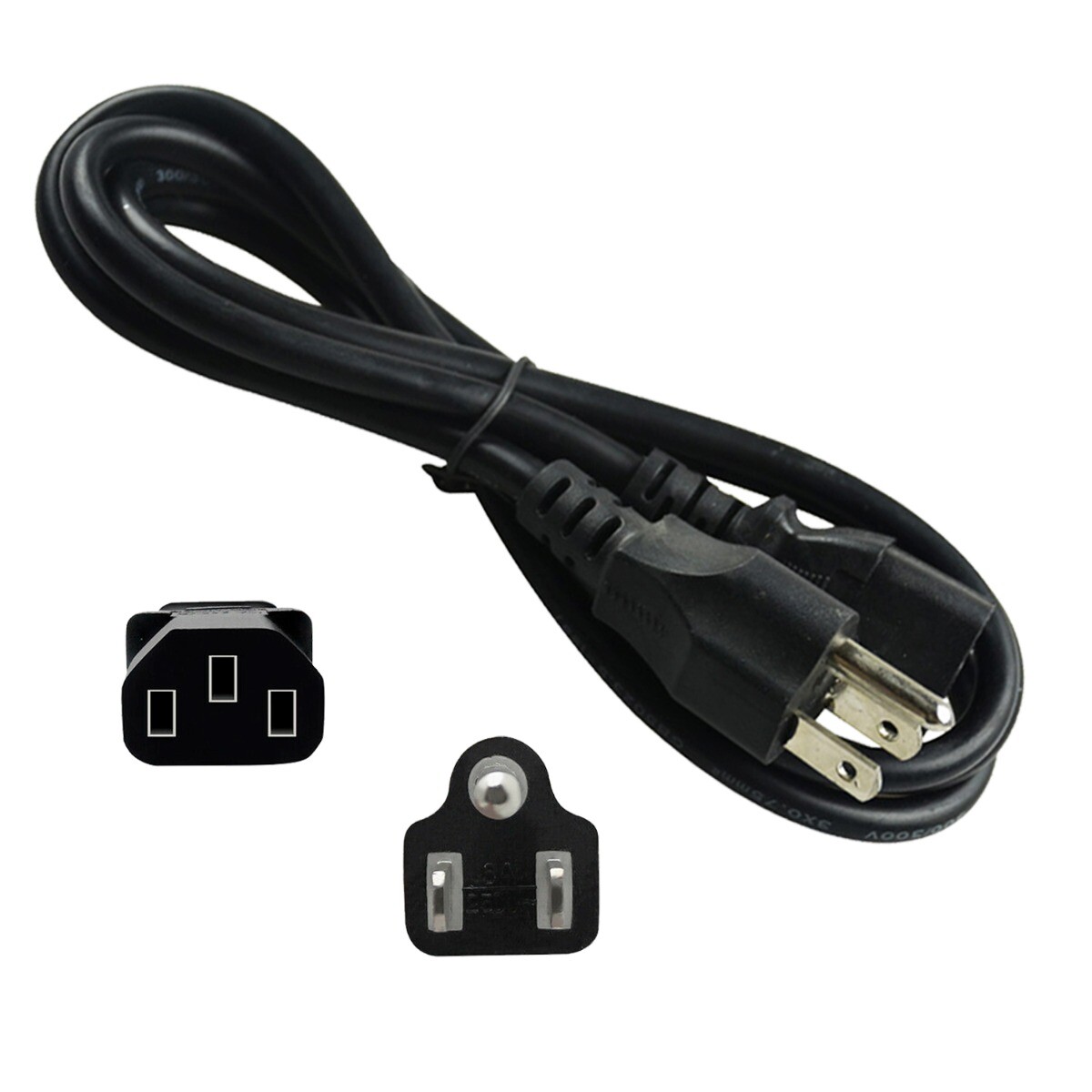 Standard computer power cord 5FT 125 V 10 Amps High Quality Replacement Cable