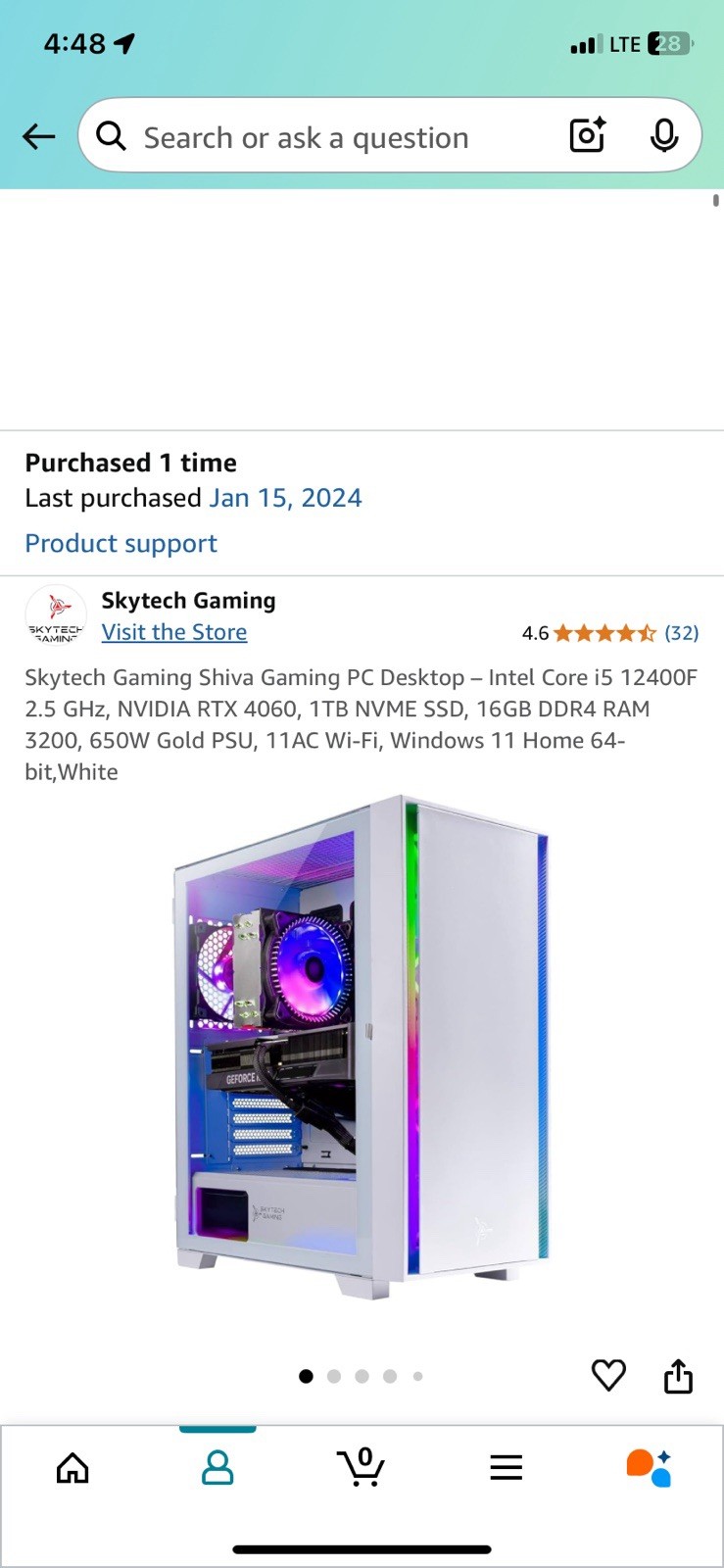 Skytech Shiva Gaming Pc. Specs Are In The First Photo
