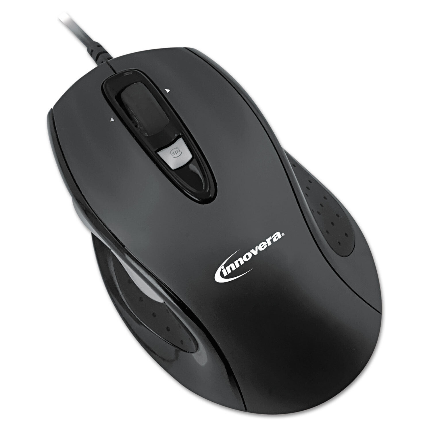 Innovera Full-Size Wired Optical Mouse USB Black 61014