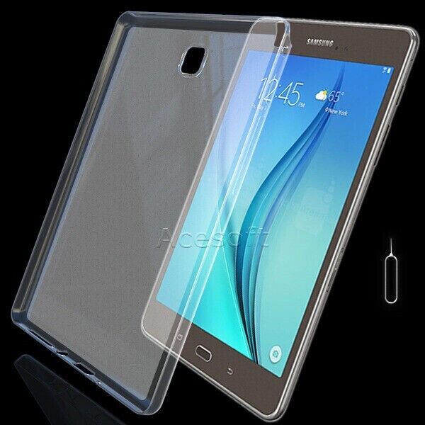 Heavy-Duty Transparent Slim Soft TPU Case for Samsung Galaxy Tab A 8.0