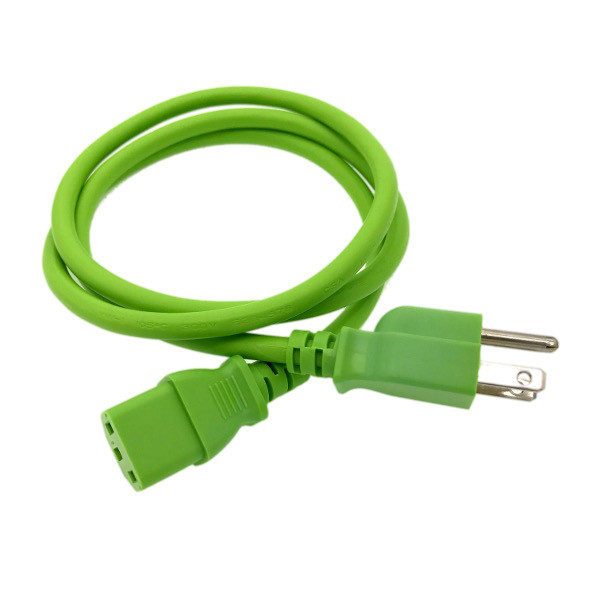Green 4' POWER CORD 4 ION BLOCK ROCKER AMP IPA03 IPA30 IPA30A IPA56S IPA57 IPA77
