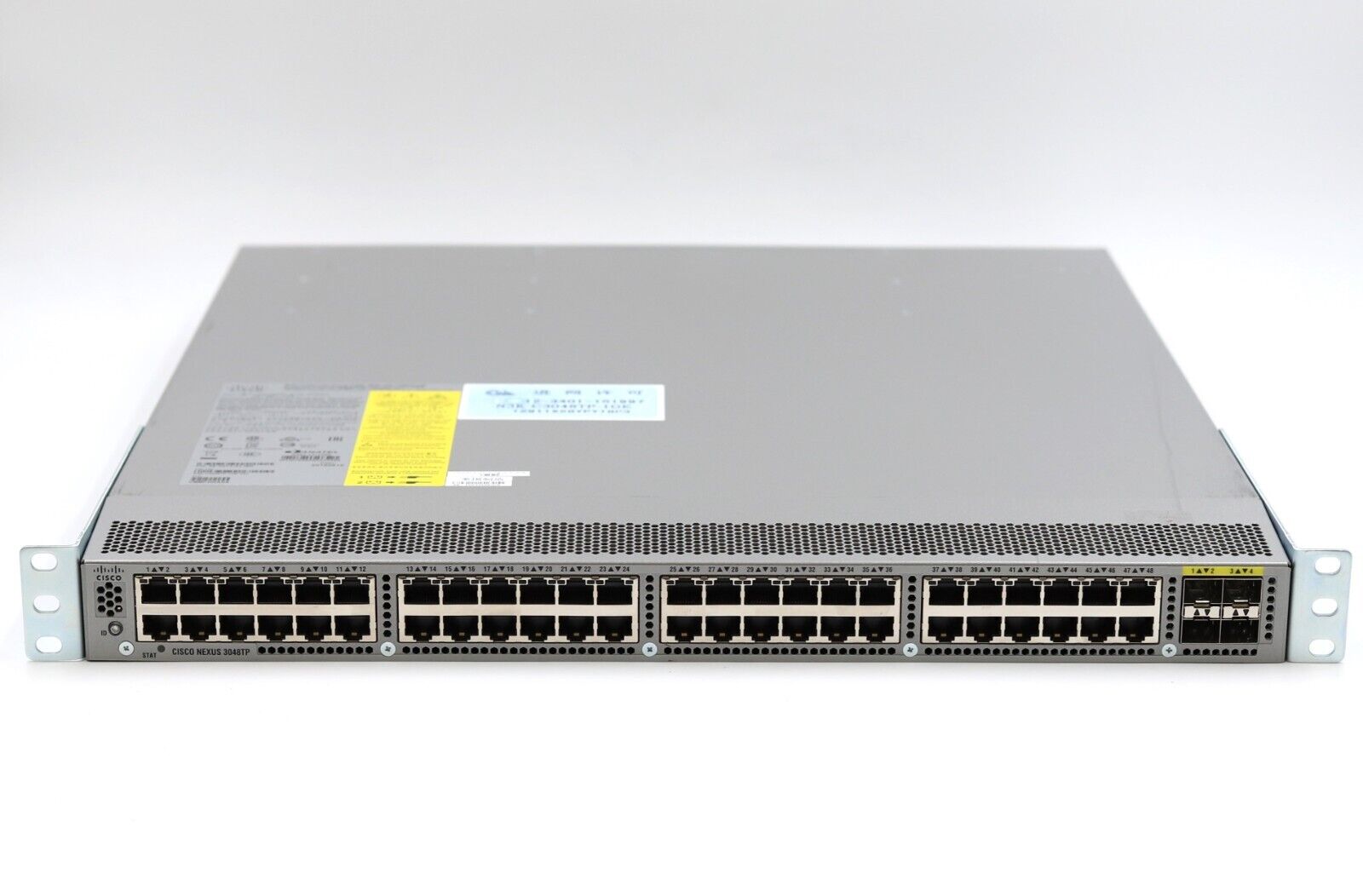 Cisco Nexus 3048TP 48-Port 4xSFP+ Gigabit Ethernet Switch P/N: N3K-C3048TP-1GE
