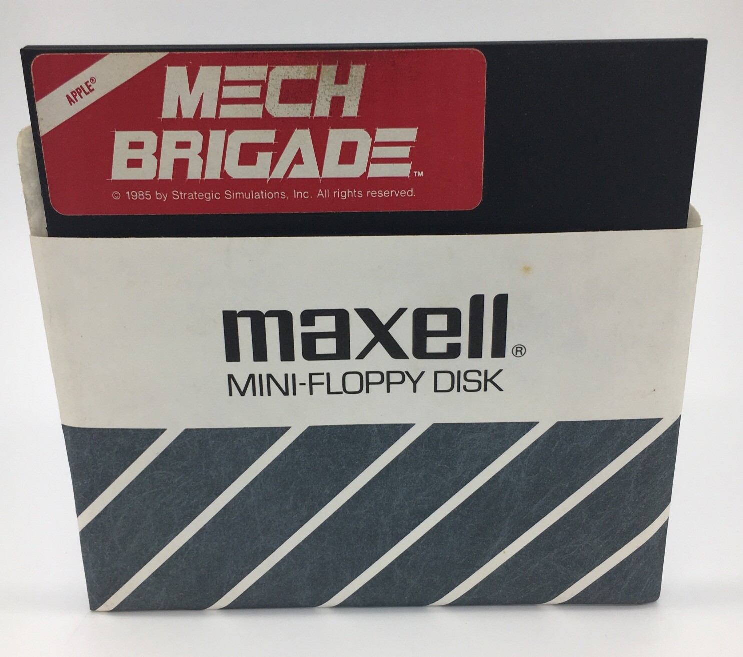 VINTAGE APPLE IIE IIC IIGS SOFTWARE GAME SSI MECH BRIGADE