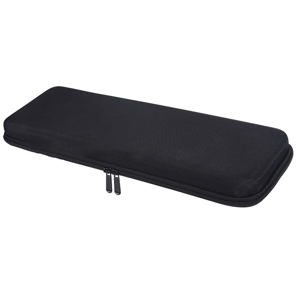 Reusable Protective Hard Plastic Keyboard Case with Zipper for Travel Storage
