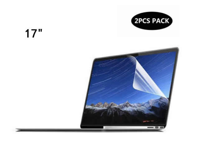 2X Clarity/Anti Glare 17" Screen Protector For Dell Inspiron 17-5000 17-7000