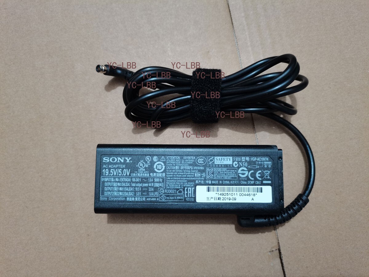 Original USB VGP-AC19V74 19.5V 2A for Sony VAIO Fit 13A SVF13N13CXB AC Adapter