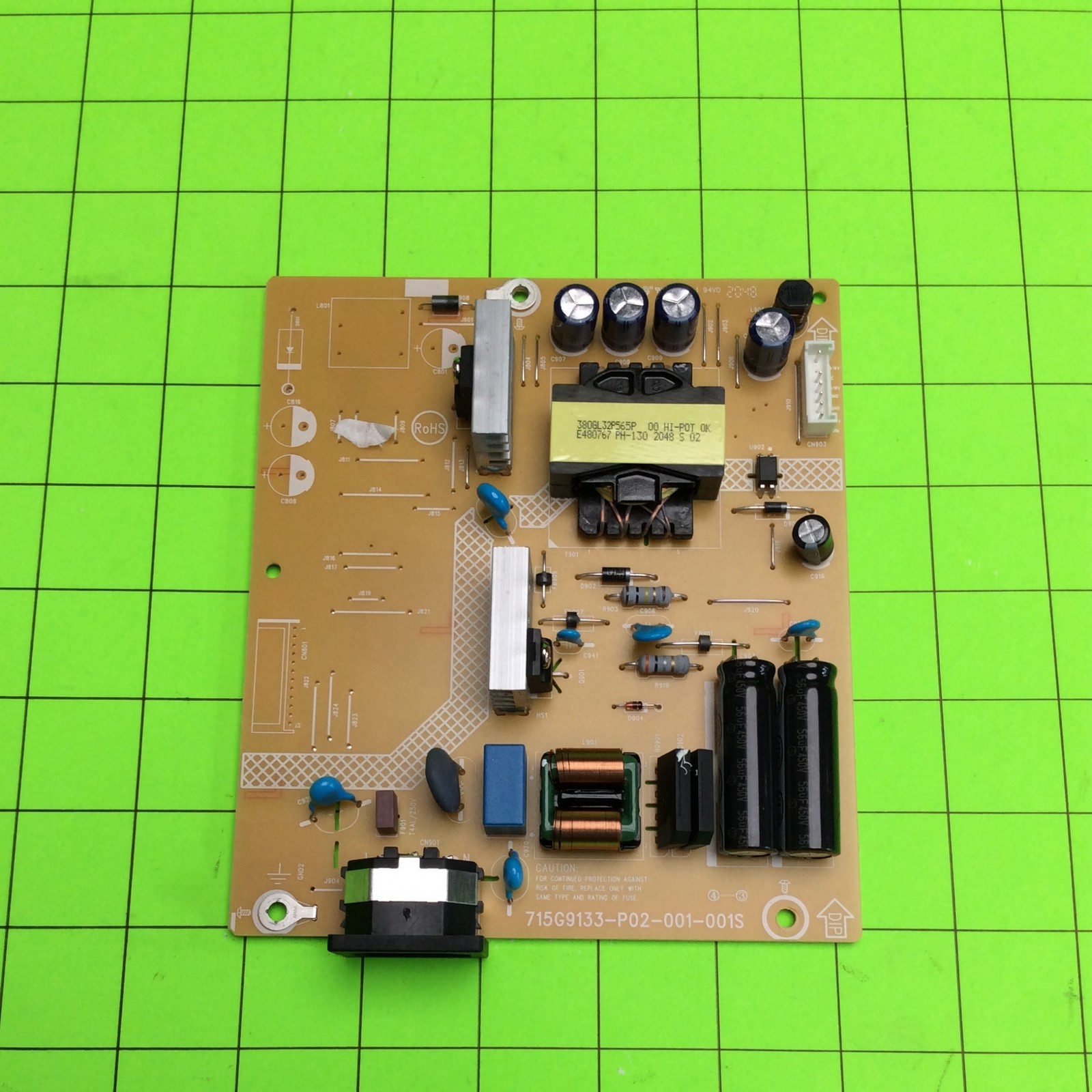 Gigabyte G27FC A Monitor Main Power Board 715G9133-P02-001-001S