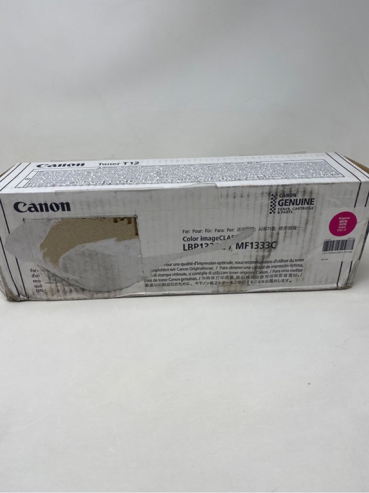 Canon T12 5097C005AA Magenta Toner Cartridge Genuine Open Box New Other