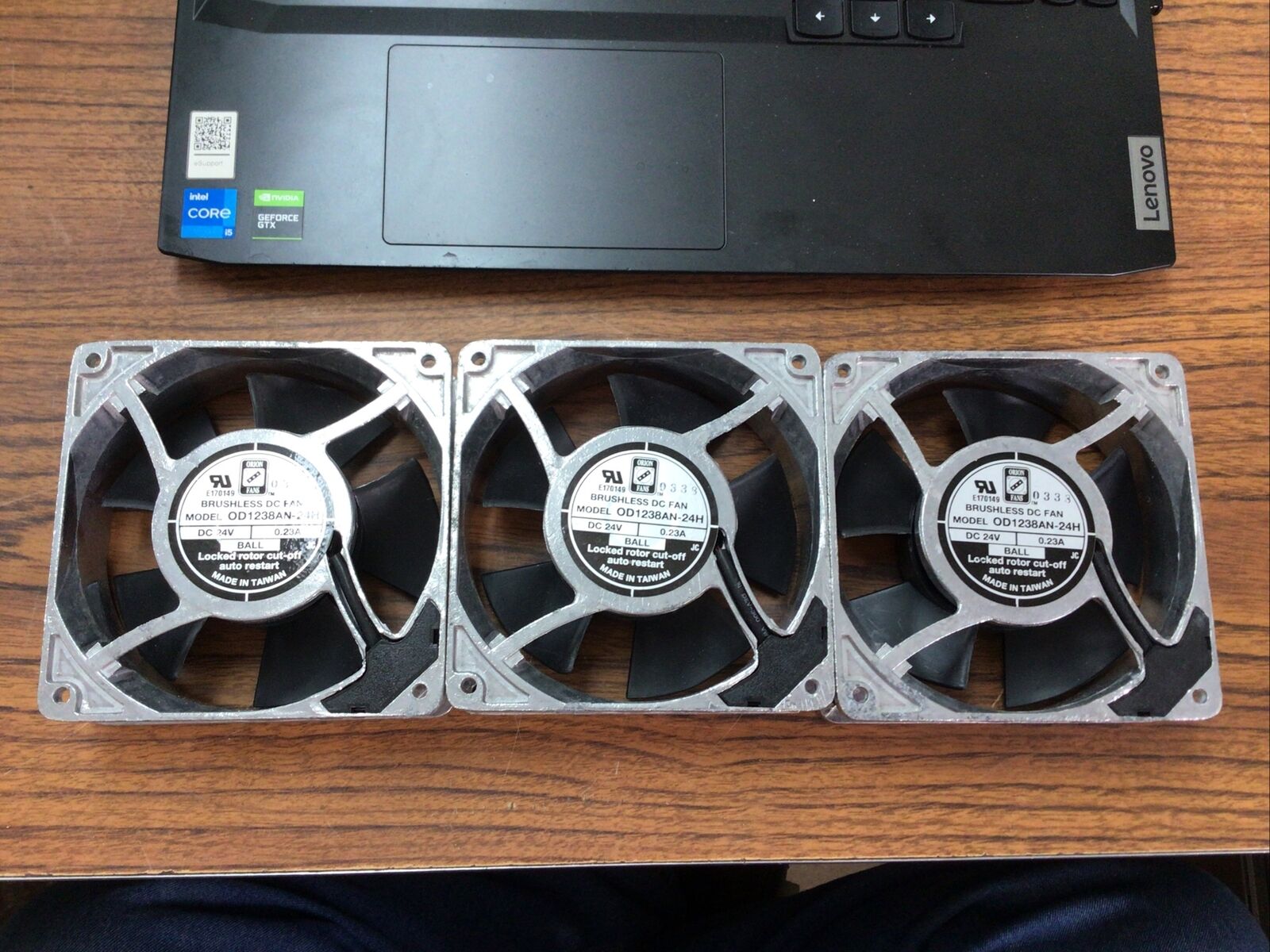 (3-PCS) Orion Cooling Fans Brushless DC Fans 24V, 0.23A, (TA35MS)