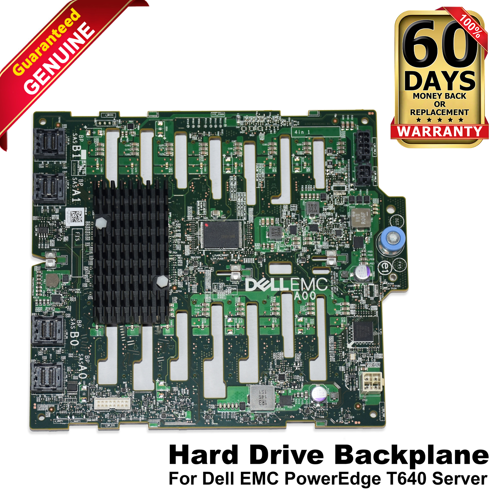 Dell EMC PowerEdge T640 16-Bays x 2.5-inch SFF HDD Hard Drive Backplane RVJR7