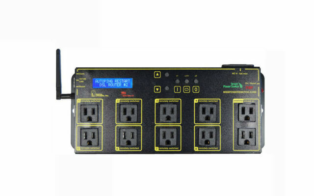 DLI DLI-PRO-10 8+2 Wireless Web Power Switch WiFi Remote Power Digital Loggers