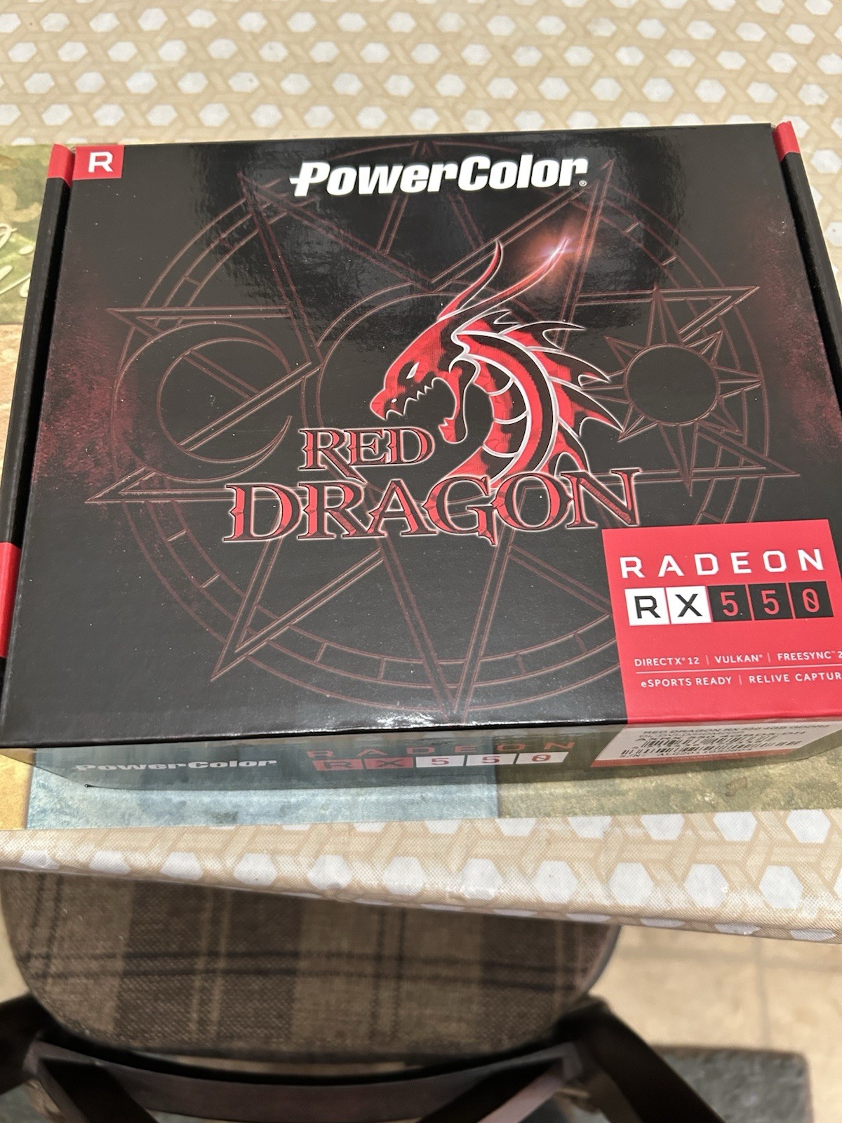 PowerColor AMD Radeon RX 550 Red Dragon Graphics Card 4GB