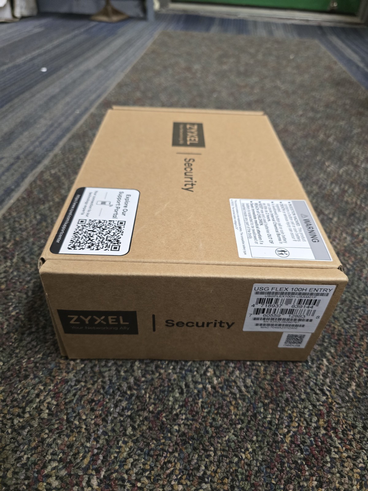 ZYXEL ZyWALL USG FLEX 100H Network Security/Firewall Appliance (usgflex100h)