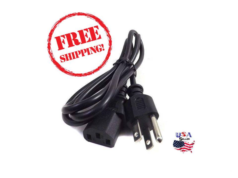 AC Power Cord Cable For DELL U3014 E2014H U2412M P2412H U2413 P1913s LED MONITOR
