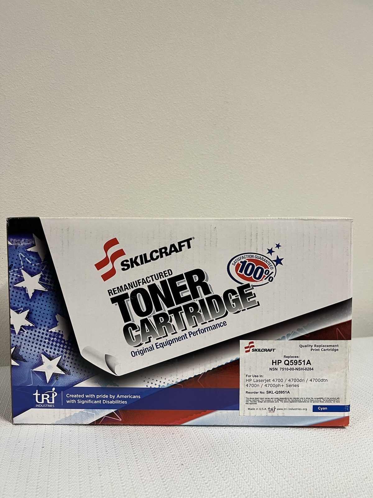 SKILCRAFT Compatible Q5951A Cyan LaserJet Toner Cartridge