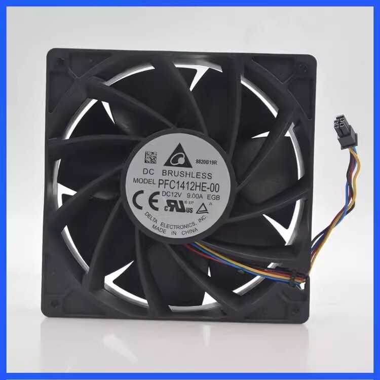 Delta PFC1412HE-00 14038 DC12V 9.00A 14CM 4-Pin Cooling Fan