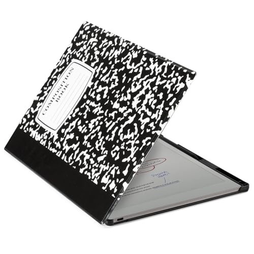 Case for 11.8" Tablet, Folio Cover, Black Notebook, Pen & Nibs Holder