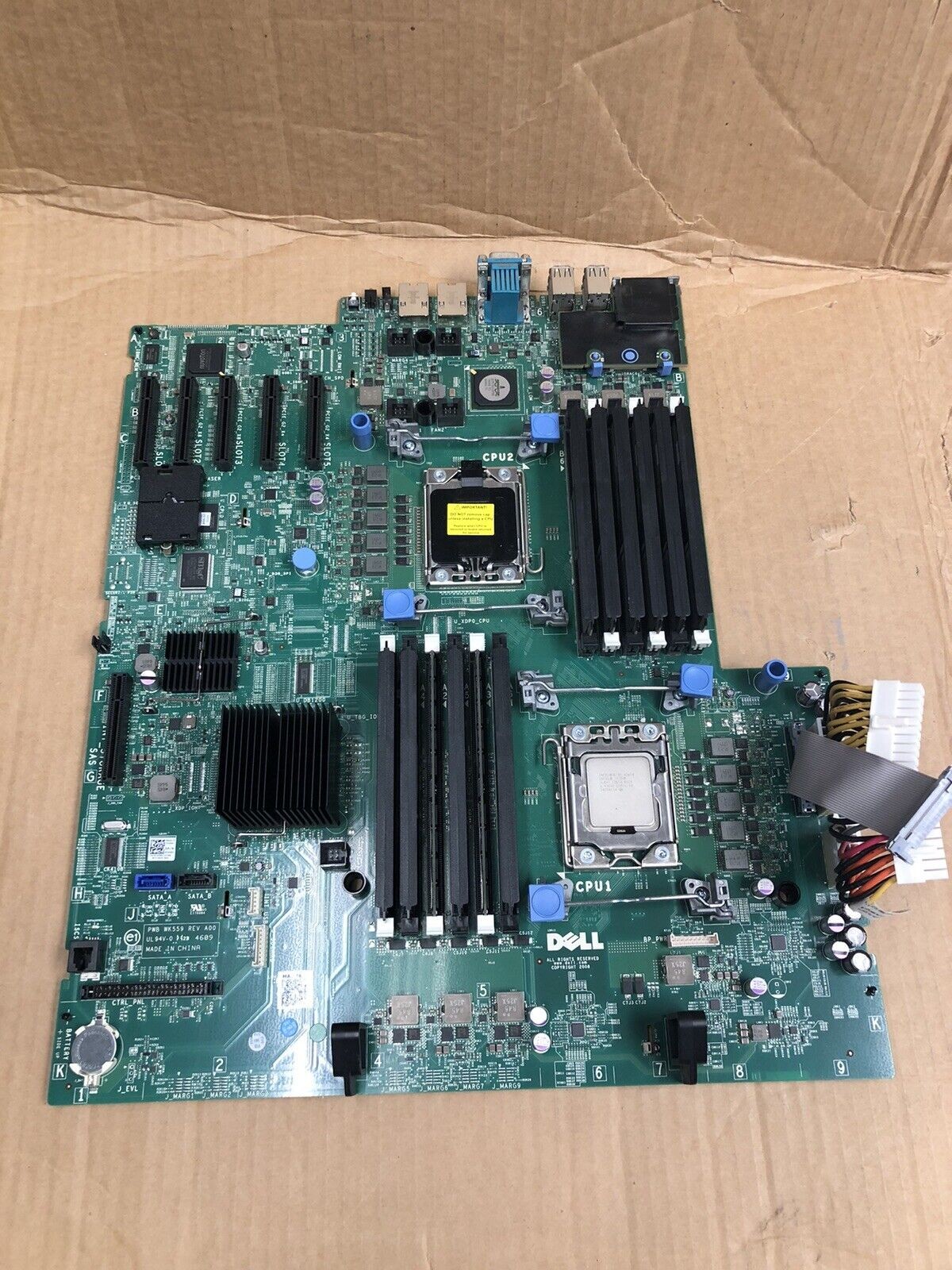 +Dell PowerEdge T610 System Motherboard 0CX0R0 + X5670 CPU + 2x4G RAM