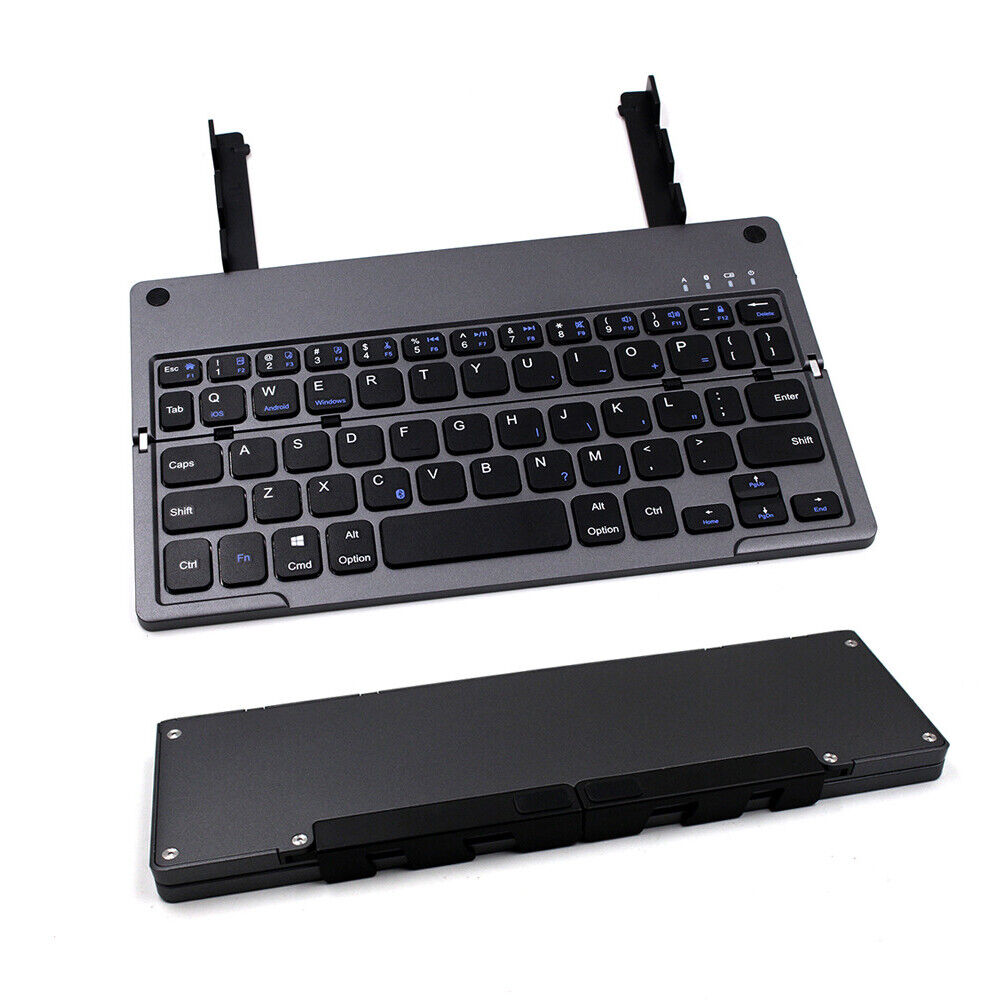 Portable Rechargeable foldable Wireless Bluetooth keyboard mute Supportable mini