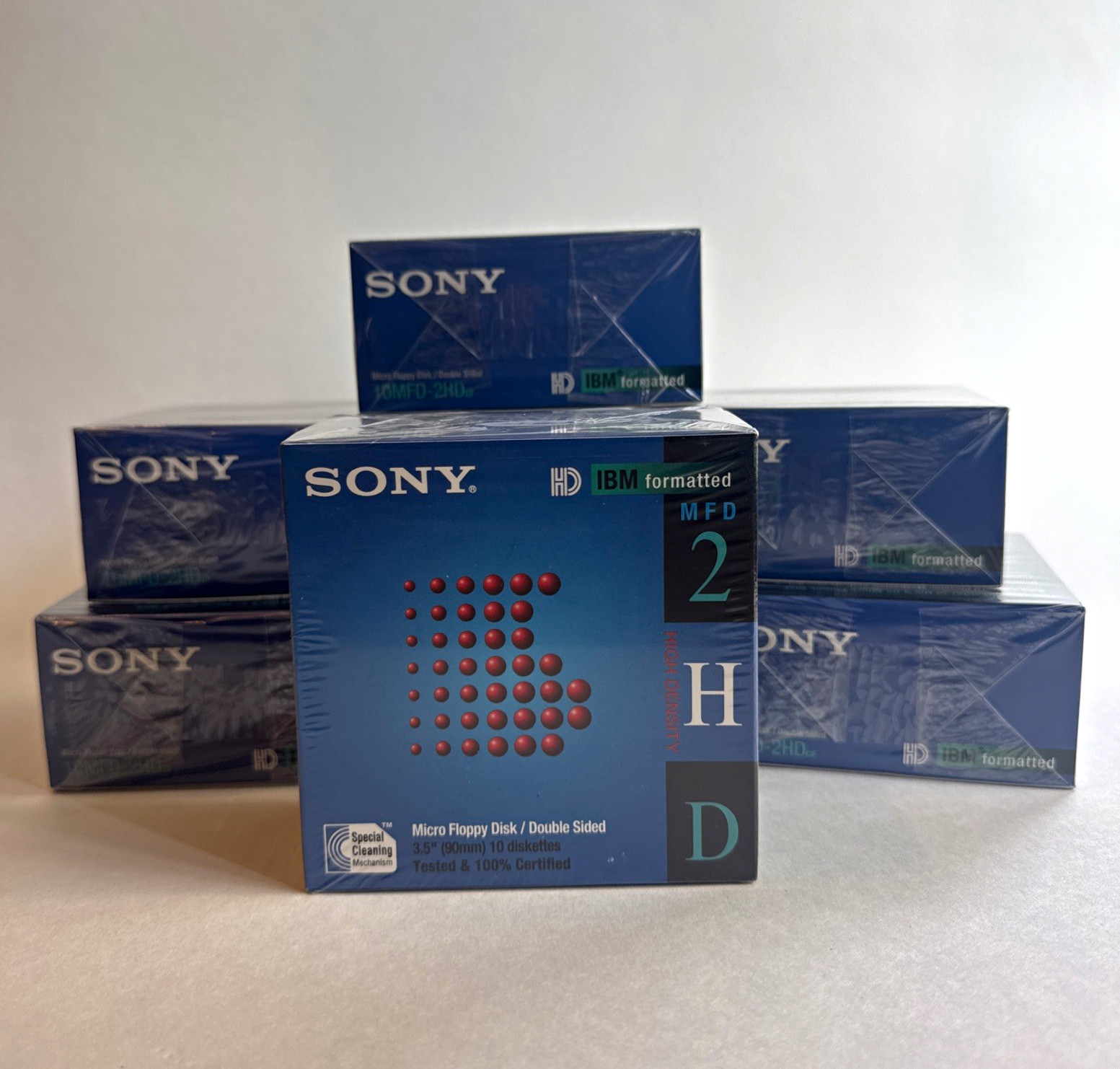 Sony Micro Floppy Disk 25 Pack 3.5" 2HD Brand New Old Stock Sealed