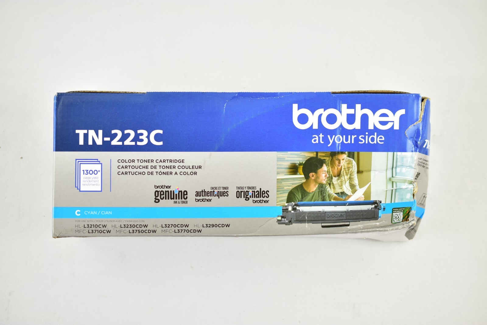 Brother Genuine TN223C Standard Cyan Toner Cartridge NO RETAIL BOX
