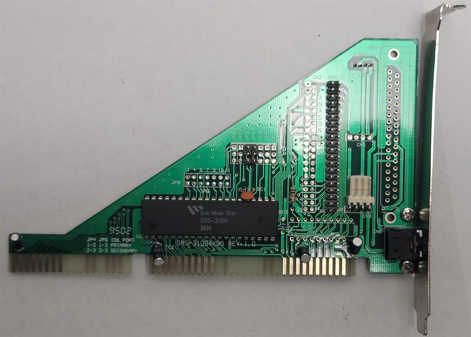 Sun Moon Star SMS-31094/96 16-Bit ISA Controller , IDE, CD-in , Aux