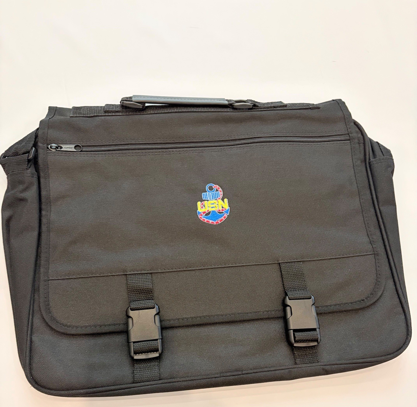 US Navy Embroider Laptop Bag