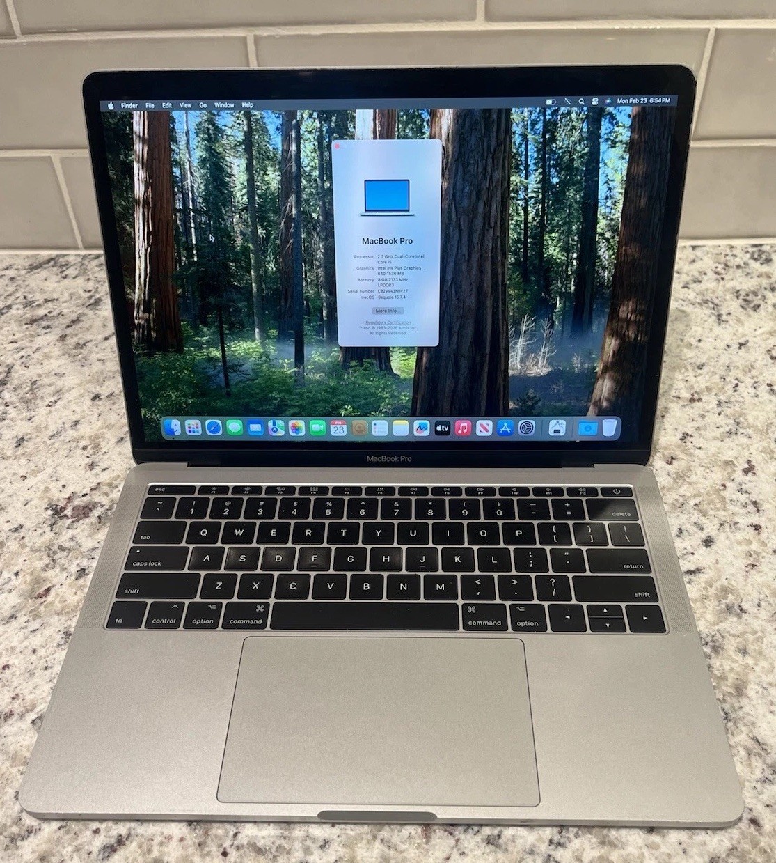 Apple MacBook Pro (2017) i5-7360U 8GB RAM 128GB SSD 13.3" MacOS Sequoia See Desc