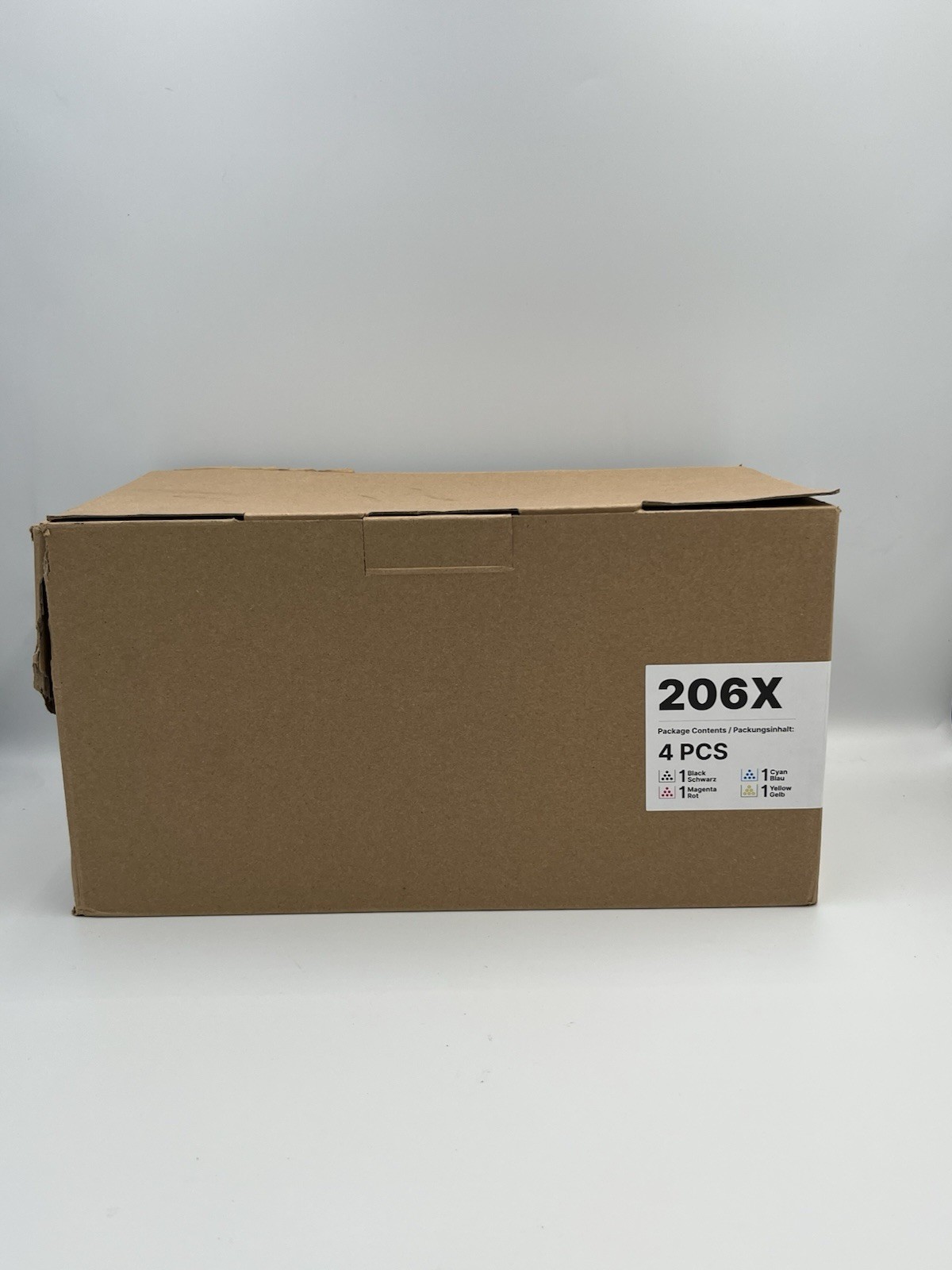 206X 4-Pack High Yield Toner Cartridge For Hp Laser Jet Models See Your Manual