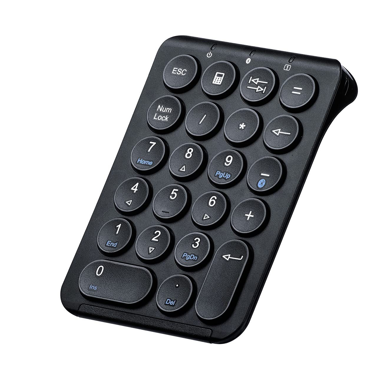Bluetooth Numeric Keypad, Rechargeable Wireless Ten Key Number Pad, 22-Key Po...