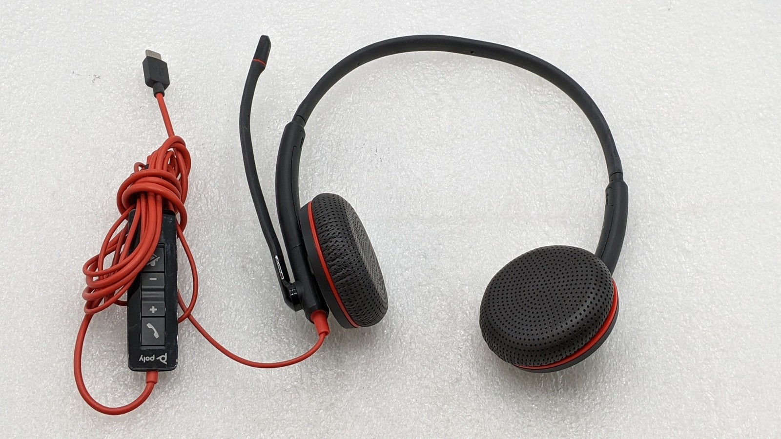 Plantronics PLT BLACKWIRE C3200 USB-C Dual Headphones C3225T FREE S/H
