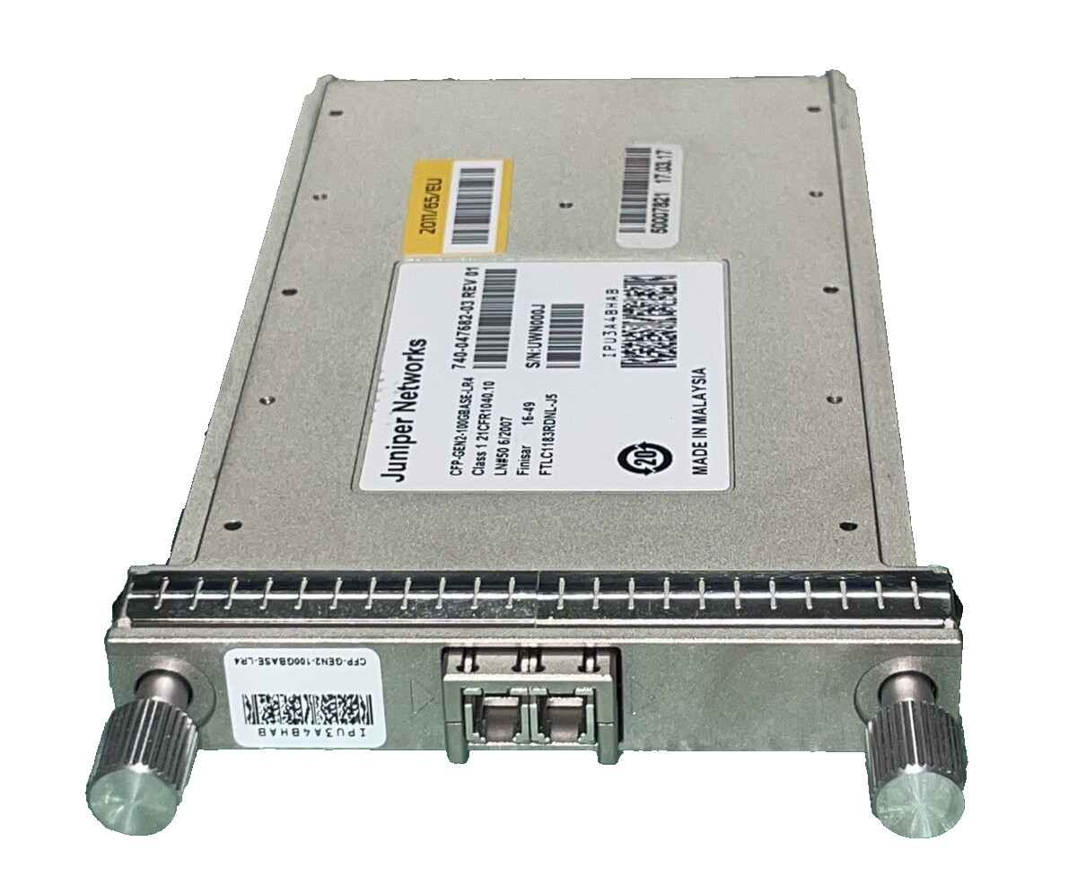 Juniper 740-047682-03 CFP-GEN2-100GBASE-LR4 CFP Module