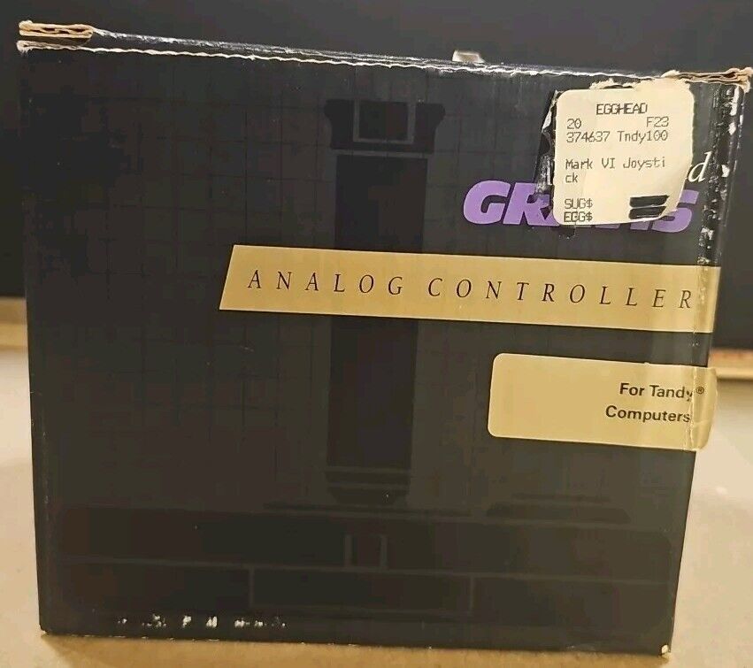 Vintage Advanced Gravis Analog Controller Joystics For Tandy Computers Very Rare