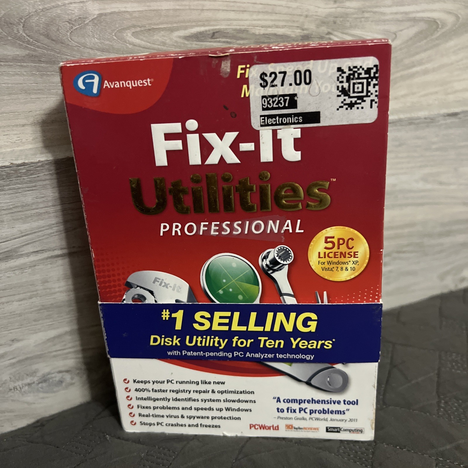 Avanquest Fix-It Utilities 12 Professional - Win XP/Vista/Win 7