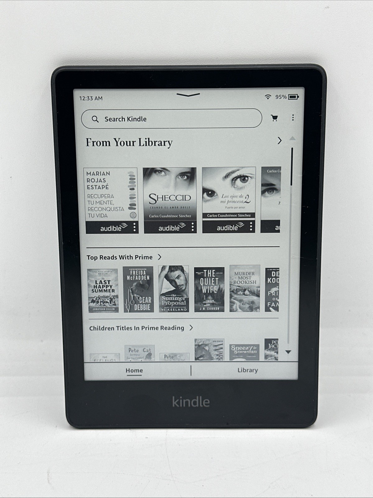 WiFi Only Amazon Kindle Paperwhite 11th Gen 8GB Black M2L3EK