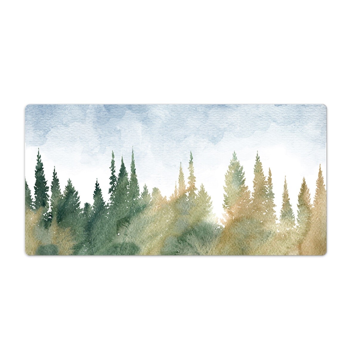Decorative Desk Mouse Pad Mat PC Protector Forest Landscape 100x50
