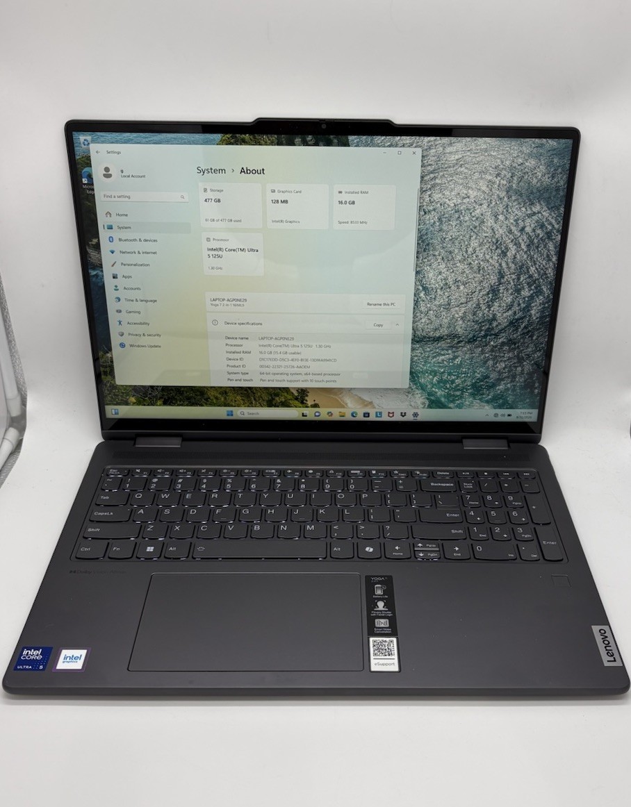 Lenovo Yoga 7 (2-In-1) (161ML9) -  Excellent Condition [L5]