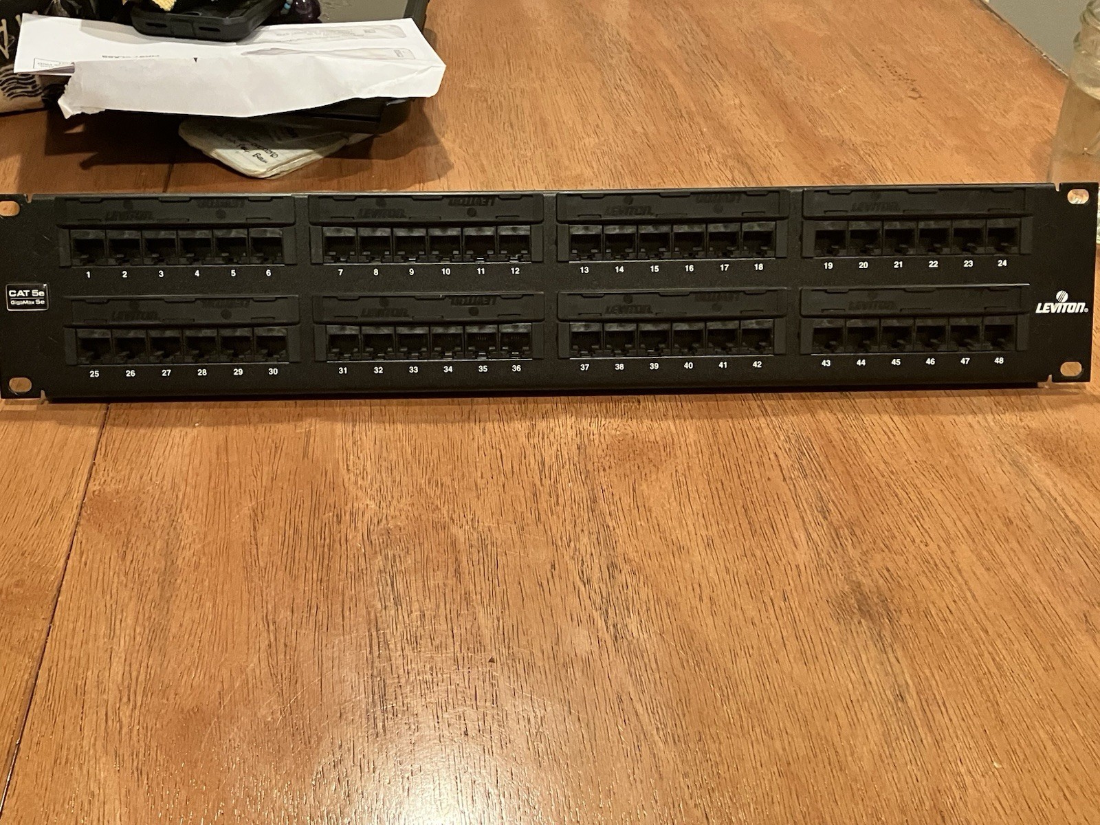 Leviton 48 Port Cat5 Patch Board