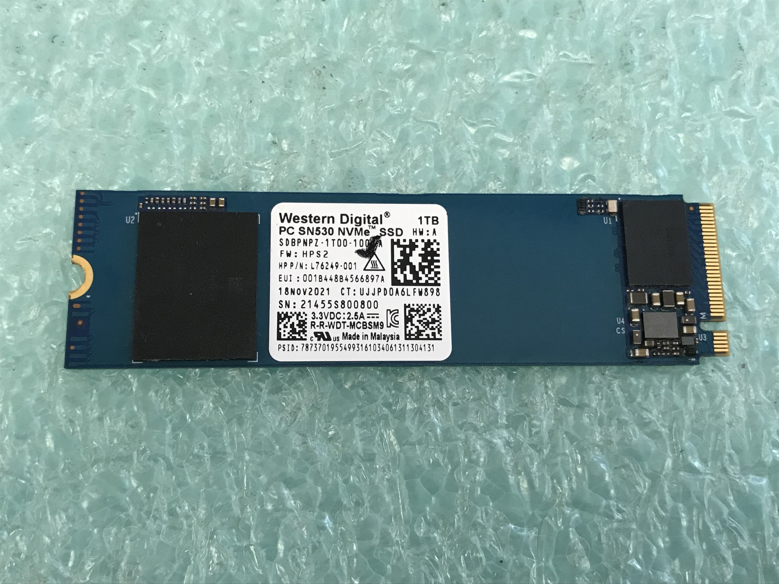 Western Digital PC SN530 NVMe SSD 1TB M.2 NVMe SSD Solid State Drive - HD1156A