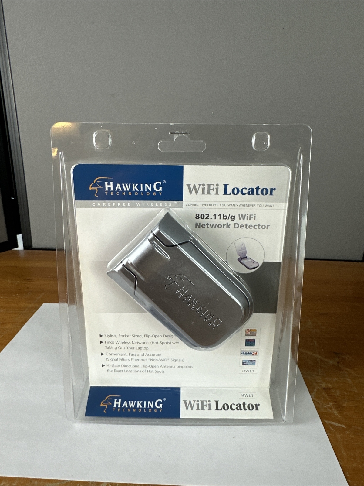 Hawking Tech HWL1 802.11b/g Wi-Fi Signals Locator Network Detector Computer NEW